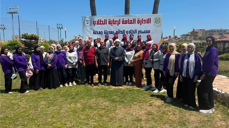 معسكر جمصة بجامعة المنصورة ينظم أربع ندوات لتعزيز وعي الطلاب