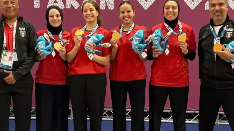 10 ذهبيات لمصر.. سيدات تنس الطاولة يتوجن بذهب البحر المتوسط بعد اكتساح إيطاليا