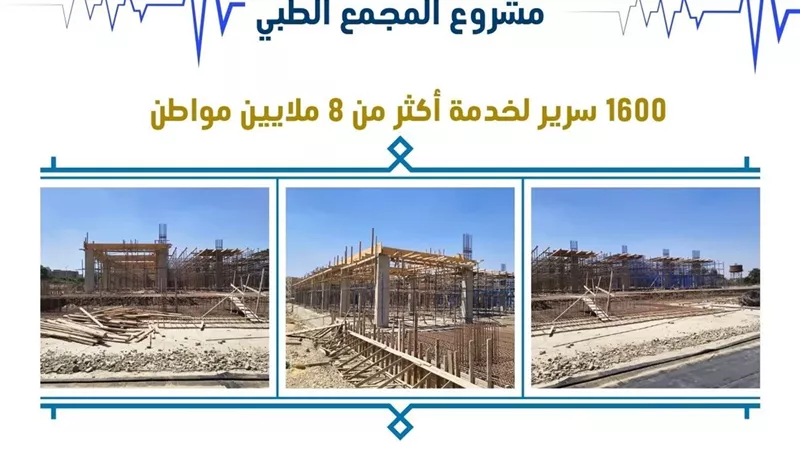 8 ملايين مواطن و1600 سرير.. أرقام تكشف تفاصيل المجمع الطبي بجامعة العاصمة