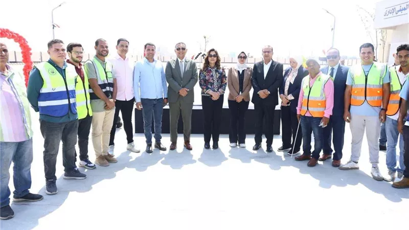 وزيرة التنمية المحلية ومحافظ القليوبية يفتتحان وحدة احتجاز المضبوطات