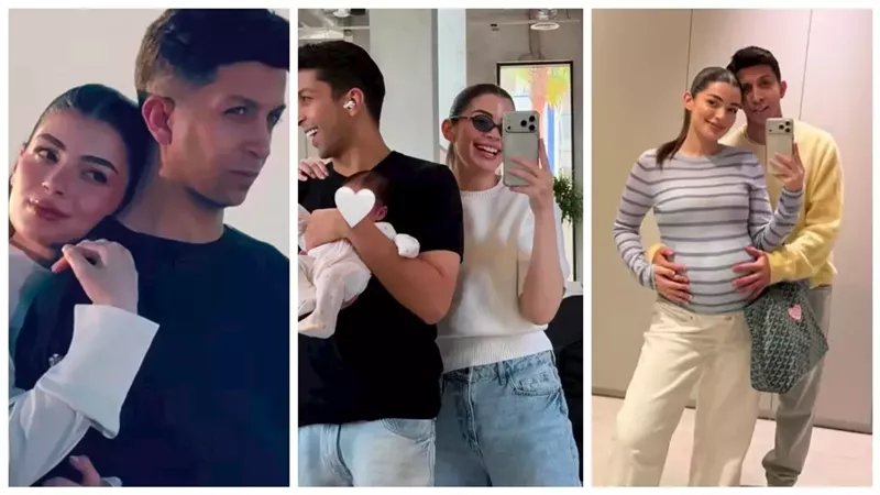 هشام جمال يحتفل بعيد ميلاد ليلى زاهر