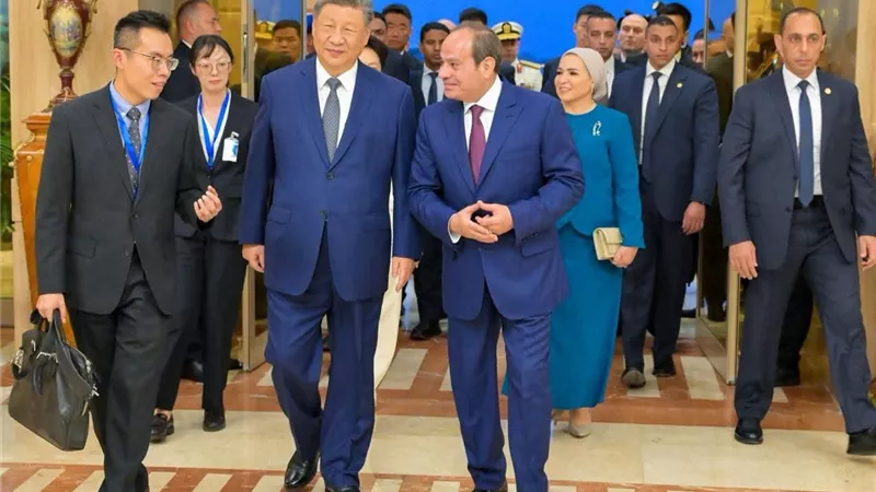 السيسي والرئيس الصيني يشهدان توقيع اتفاقية ومذكرات تفاهم لتعزيز التعاون