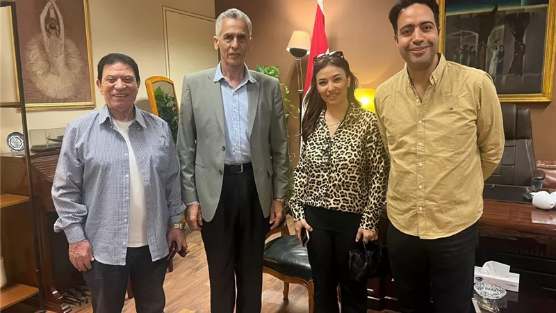 غادة رجب في ضيافة رئيس الأوبرا.. مشروعات فنية وحفلات مرتقبة