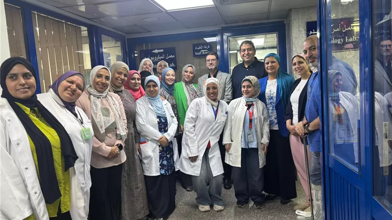 نجاح زيارة الاعتماد السنوية لمعمل الميكروبيولوجي بمستشفى أبو الريش المنيرة