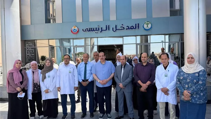 نائب وزير الصحة يتفقد منشآت صحية بالقليوبية ويوجه برفع معدلات التشغيل