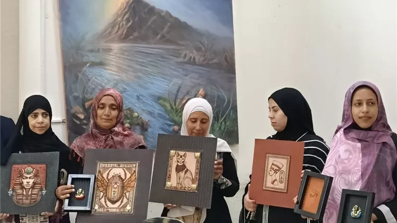 استمرار الورش الفنية والحرفية بالأسمرات ضمن المشروع الثقافي للإسكان البديل