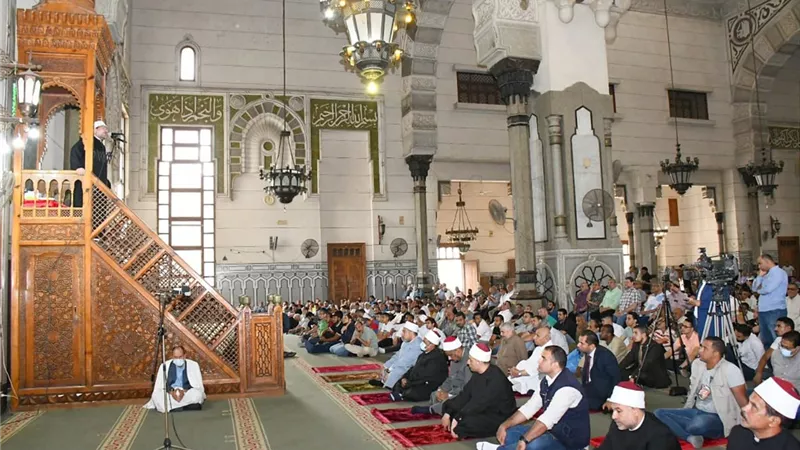 بث مباشر.. خطبة الجمعة من مسجد السيدة نفيسة
