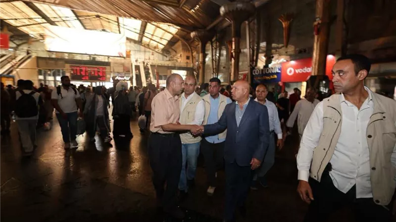 وزير النقل يتفقد محطة رمسيس مع بداية العام الدراسي الجديد 2026/2027