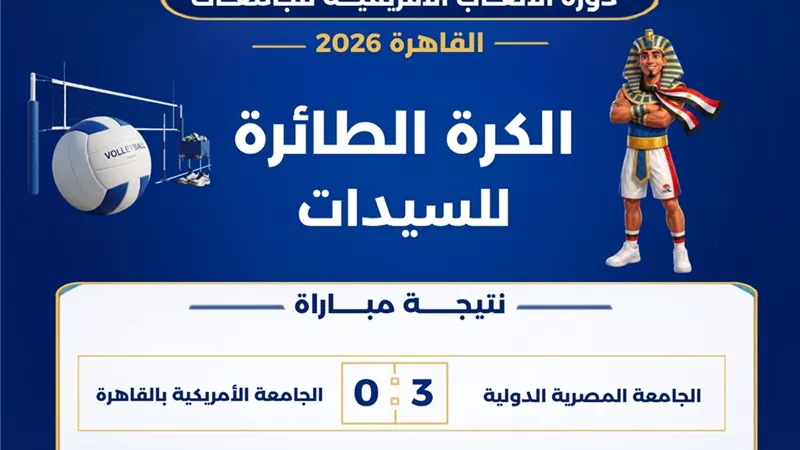 «القاهرة 2026».. المصرية الدولية تكتسح الأمريكية بثلاثة أشواط دون رد