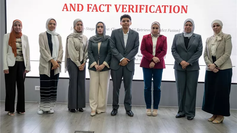 جامعة مصر للمعلوماتية تعرض مشروعات ذكية لدعم العدالة وكشف الأخبار الكاذبة