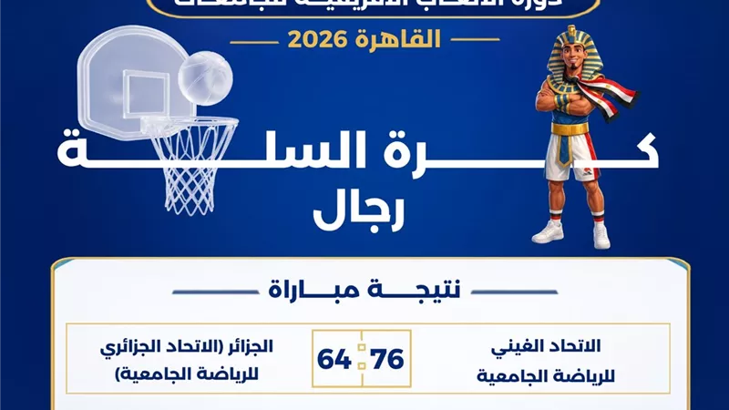 منافسات قوية في كرة السلة وتفوق الجامعة المصرية للتعلم الإلكتروني
