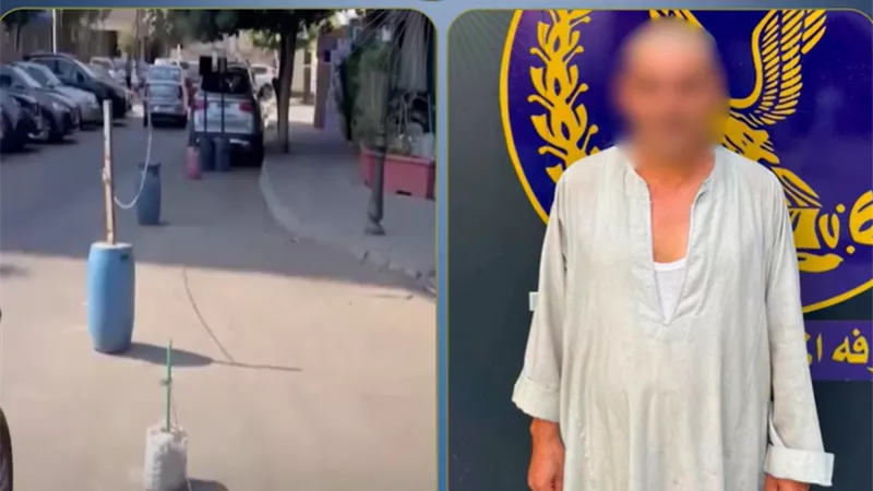 ضبط حارس عقار وضع حواجز حديدية بالطريق العام في مصر الجديدة