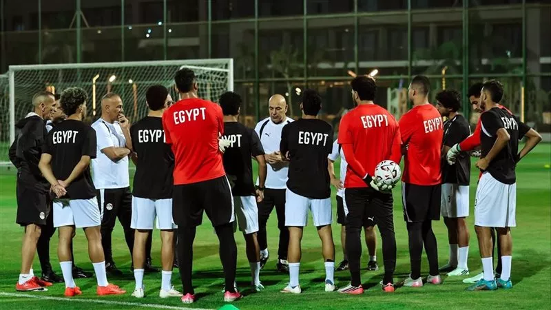 استعدادا لمباراتي أنجولا وجنوب السودان.. منتخب مصر يبدأ تدريباته