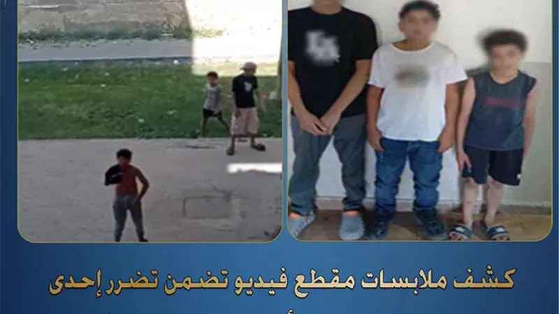 ضبط 3 طلاب بعد تعديهم على ربة منزل وإتلاف شرفة مسكنها بأكتوبر