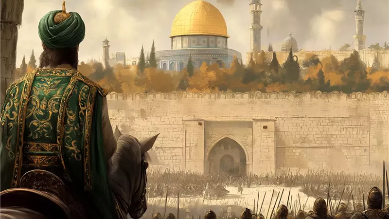 بعد معركة حطين.. صلاح الدين الأيوبي يحاصر القدس