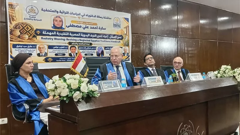 إحياء حرفة مصرية منسية.. رسالة دكتوراه تبحث مستقبل نسيج السلال التراثي