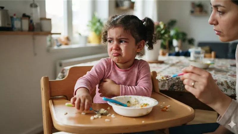 متى يبدأ الطفل باستخدام الملعقة بمفرده؟