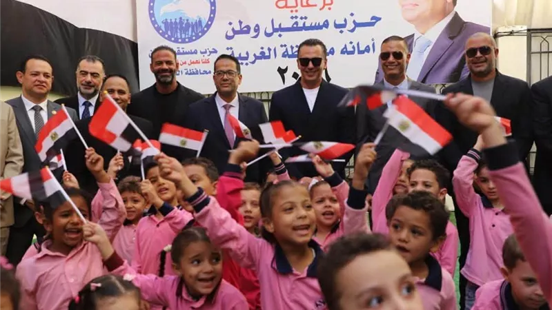 قيادات مستقبل وطن تتفقد مدرسة فيشا سليم بالغربية بعد تطويرها ورفع كفاءتها