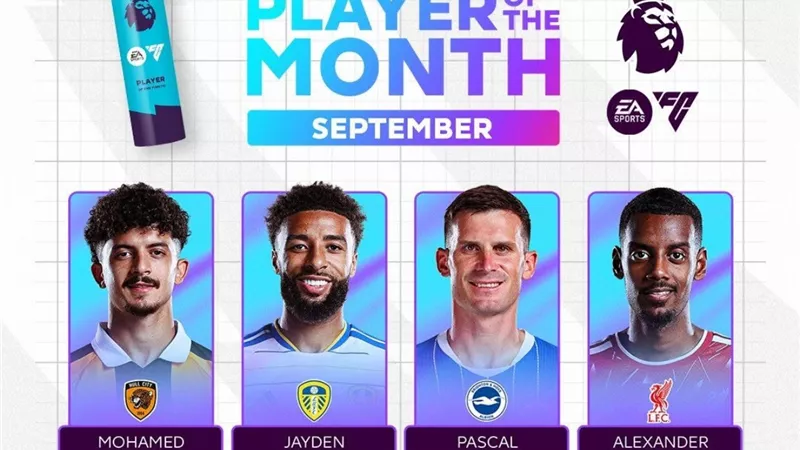 8 مرشحين لجائزة أفضل لاعب بشهر سبتمبر في الدوري الإنجليزي الممتاز