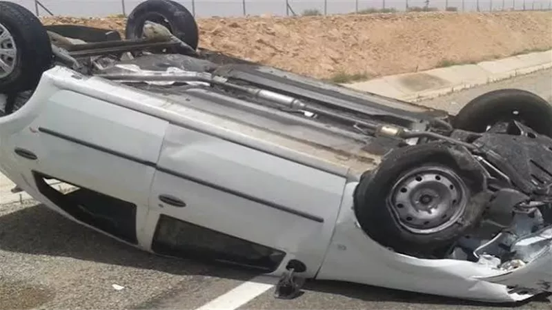 بينهم رضيع.. إصابة 5 أشخاص في انقلاب سيارة ملاكي  بسوهاج