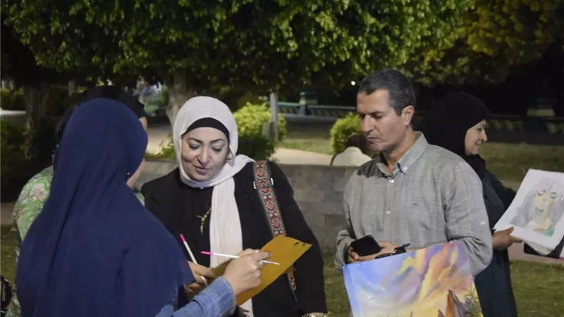 عروض تراث الصعيد تزين كورنيش النيل بالمنيا ضمن فعاليات 