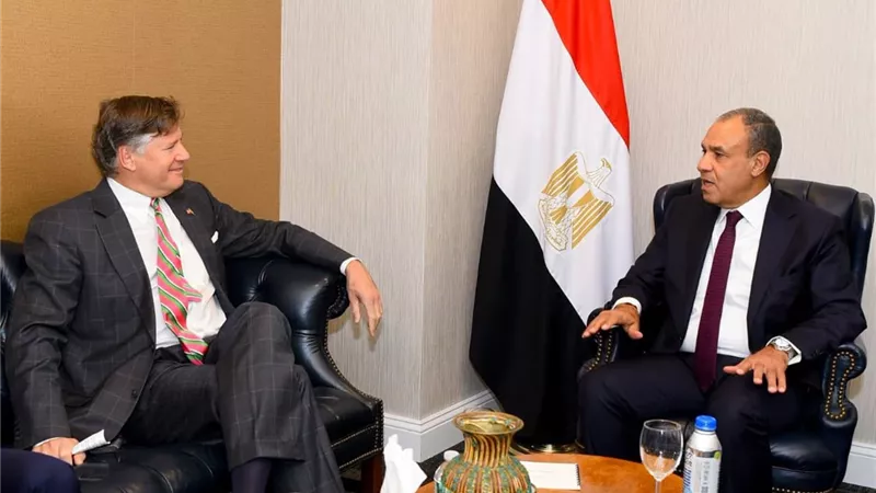 وزير الخارجية يلتقي نائب وزير الخارجية الأمريكي في نيويورك