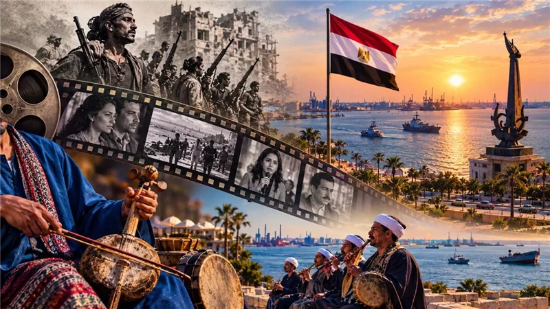 من رصاص المقاومة إلى نغم السمسمية.. حكايات السويس التي خلدتها الشاشة