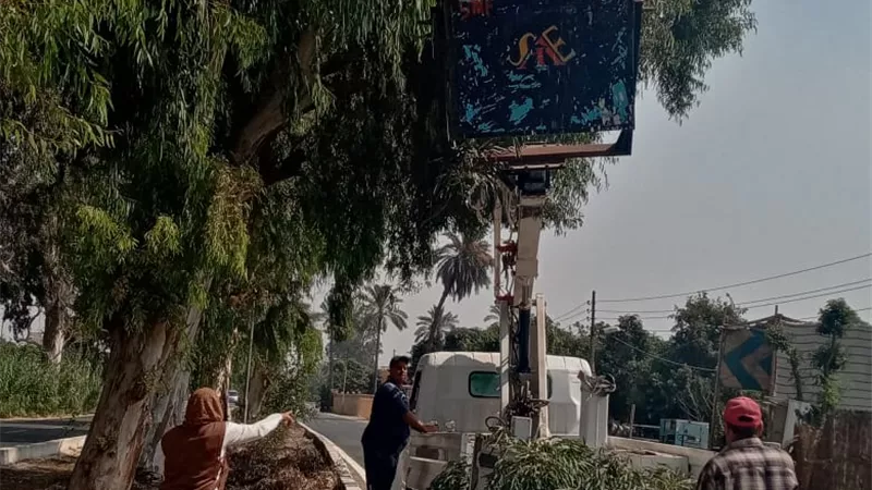 جهاز التطوير والتجميل يواصل رفع كفاءة مداخل ومخارج الإسماعيلية