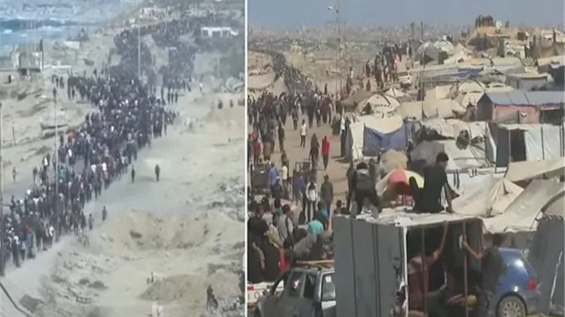 بعد توقف العدوان.. عائلات فلسطينية تعود لشواطئ غزة والأعلام المصرية تتصدر المشهد