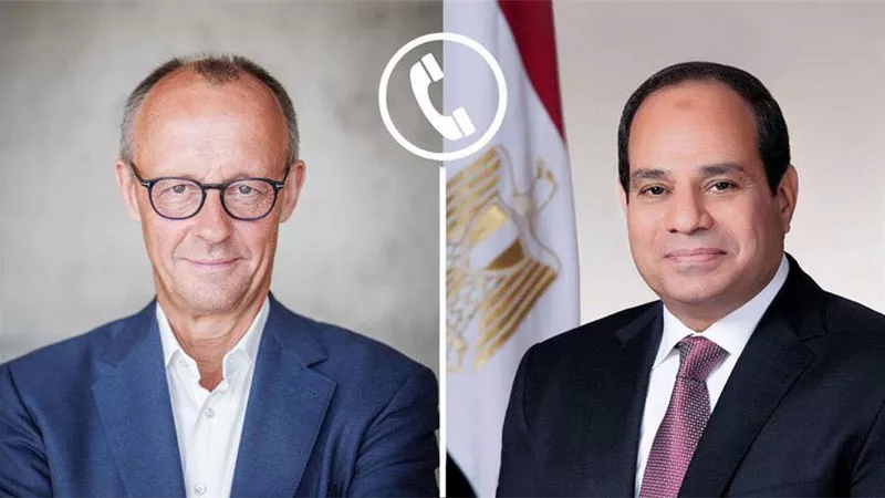 المستشار الألماني يشيد بدور مصر في إنهاء الحرب بقطاع غزة