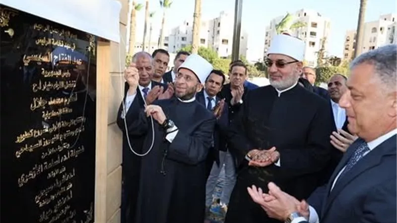 وزير الأوقاف يفتتح المرحلة الأولى من منتجع الفيروز السياحي |صور 