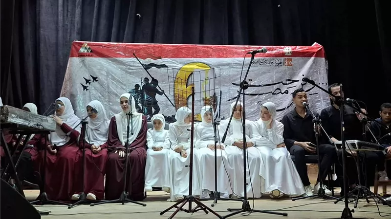 الموسيقى العربية والإنشاد الديني في احتفالات نصر أكتوبر بالدقهلية