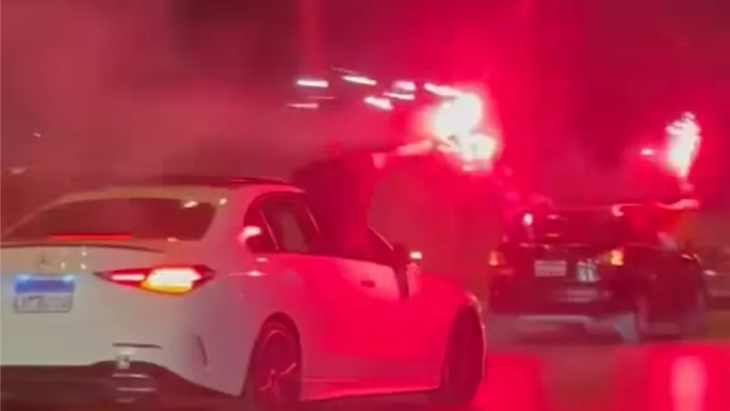الأمن يفحص واقعة استعراض بالسيارات أعلى محور جوزيف تيتو بالنزهة الجديدة