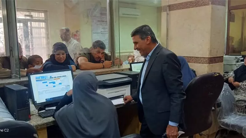 تحرك ميداني مكثف في ناصر ببني سويف لمتابعة ملف التصالح والنظافة العامة