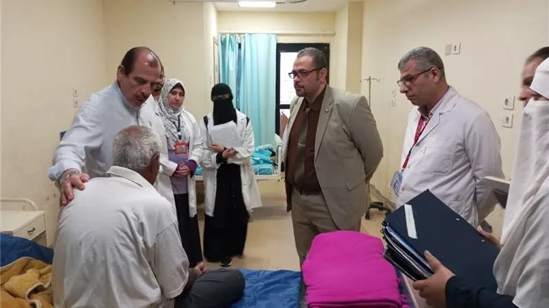 نائب وزير الصحة يتفقد مستشفى الأحرار التعليمي بالشرقية 