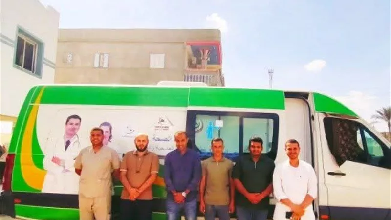 10 تخصصات طبية في قافلة مجانية تخدم 1300 مريض بصان الحجر