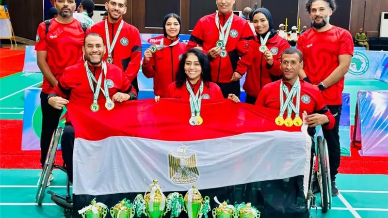 9 ميداليات حصيلة منتخب الريشة الطائرة في بطولة إفريقيا البارالمبية