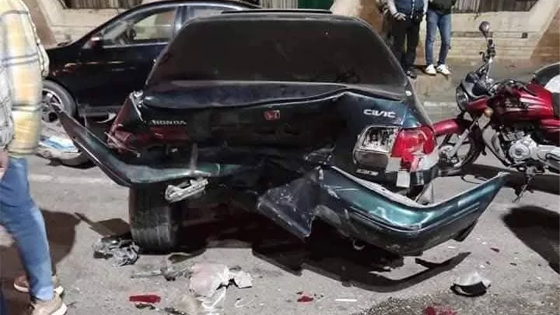 حادث مروع بطريق المنيب يسفر عن وفاة شخصين وإصابة اثنين آخرين