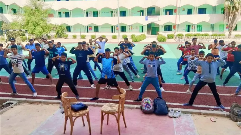  انطلاق العروض الرياضية لتلاميذ المدارس والمعاهد الأزهرية بكفر الشيخ