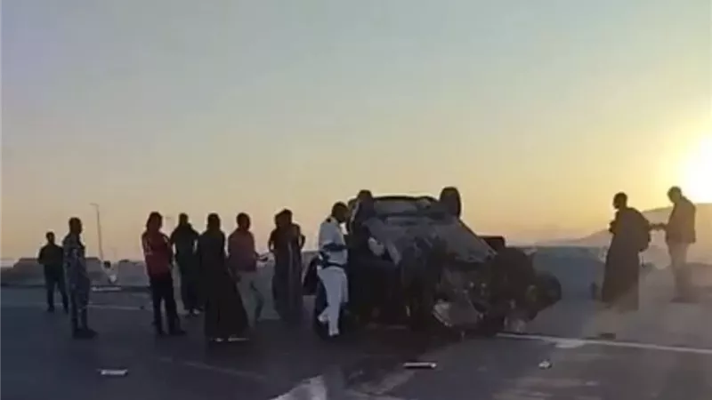 مصرع راعي دير القديسين بالطود وإصابة 4 آخرين في حادث بالأقصر
