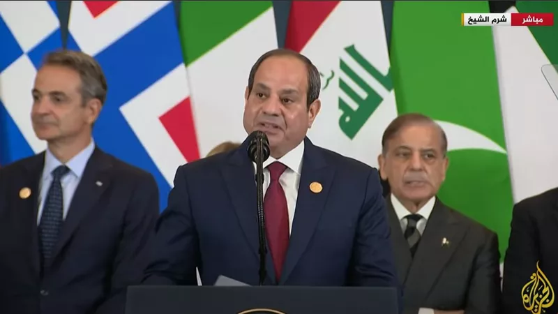 الرئيس السيسي: الشعب الفلسطيني له الحق في تقرير مصيره| فيديو