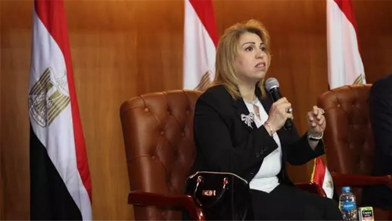 الدكتورة أماني فاخر بعد تعيينها بـ