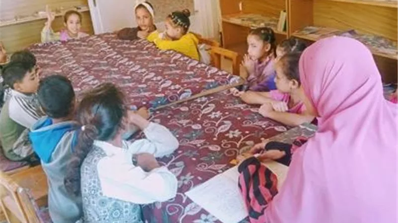 ورشة حكي للأطفال ومناقشة لكتاب 