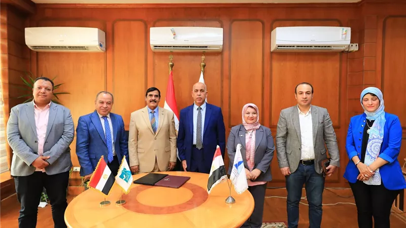 جامعة كفر الشيخ توقع بروتوكول تعاون مع مؤسسة مصر الخير لدعم الطلاب الفلسطينيين بالجامعة