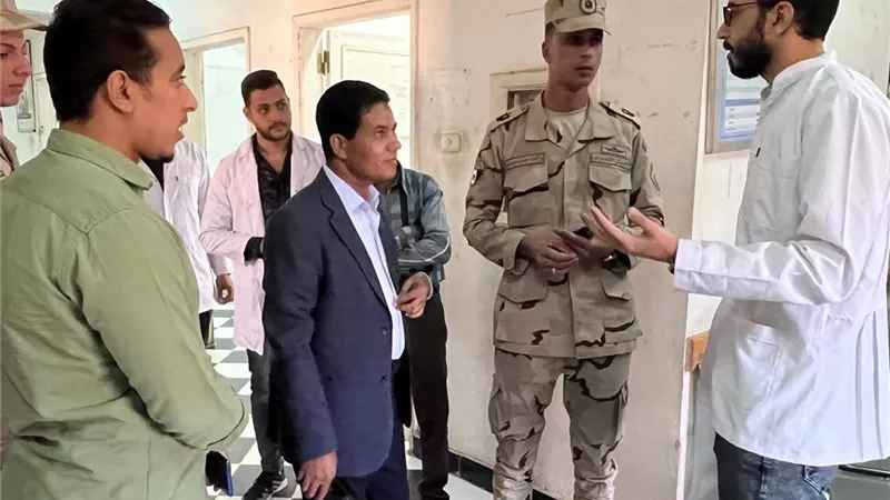 وكيل صحة الأقصر يتفقد وحدتي الكرنك القديم والشروق