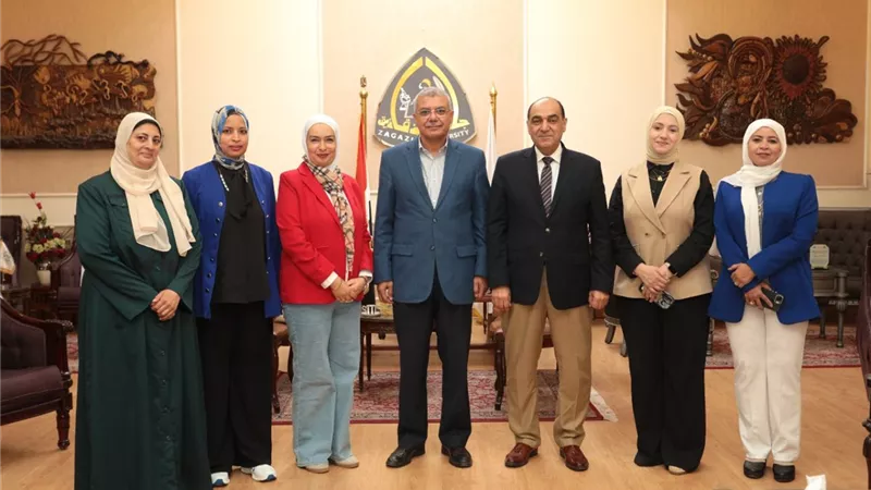 انطلاق فعاليات التقييم لجائزة جامعة الزقازيق الداخلية للتميز الحكومي