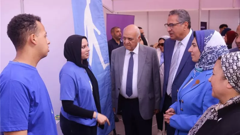 نائب محافظ دمياط تشهد انطلاق الملتقي التوظيفي الثالث بجامعة حورس