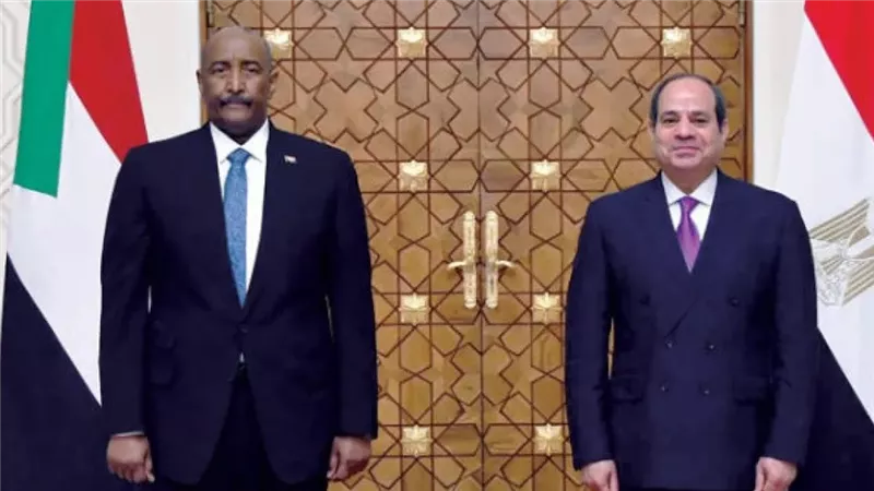 الرئيس السيسي يستقبل عبد الفتاح البرهان في قصر الاتحادية