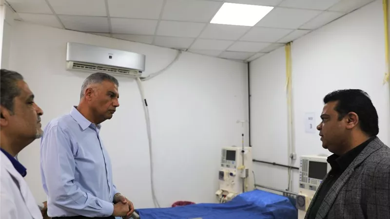 محافظ أسوان يدشن وحدة الكلى الصناعي الجديدة بمستشفى كوم أمبو