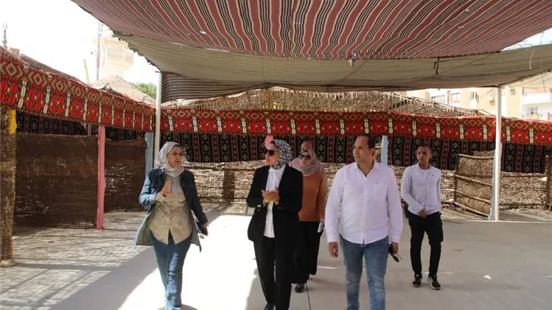 نائب محافظ الوادي الجديد تتابع تجهيزات انطلاق معرض EGY AGRI الزراعي الثاني